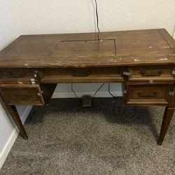 Sewing Machine W/ Table