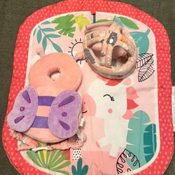 Baby Bump Head Protection And A Mat For Tummy Time