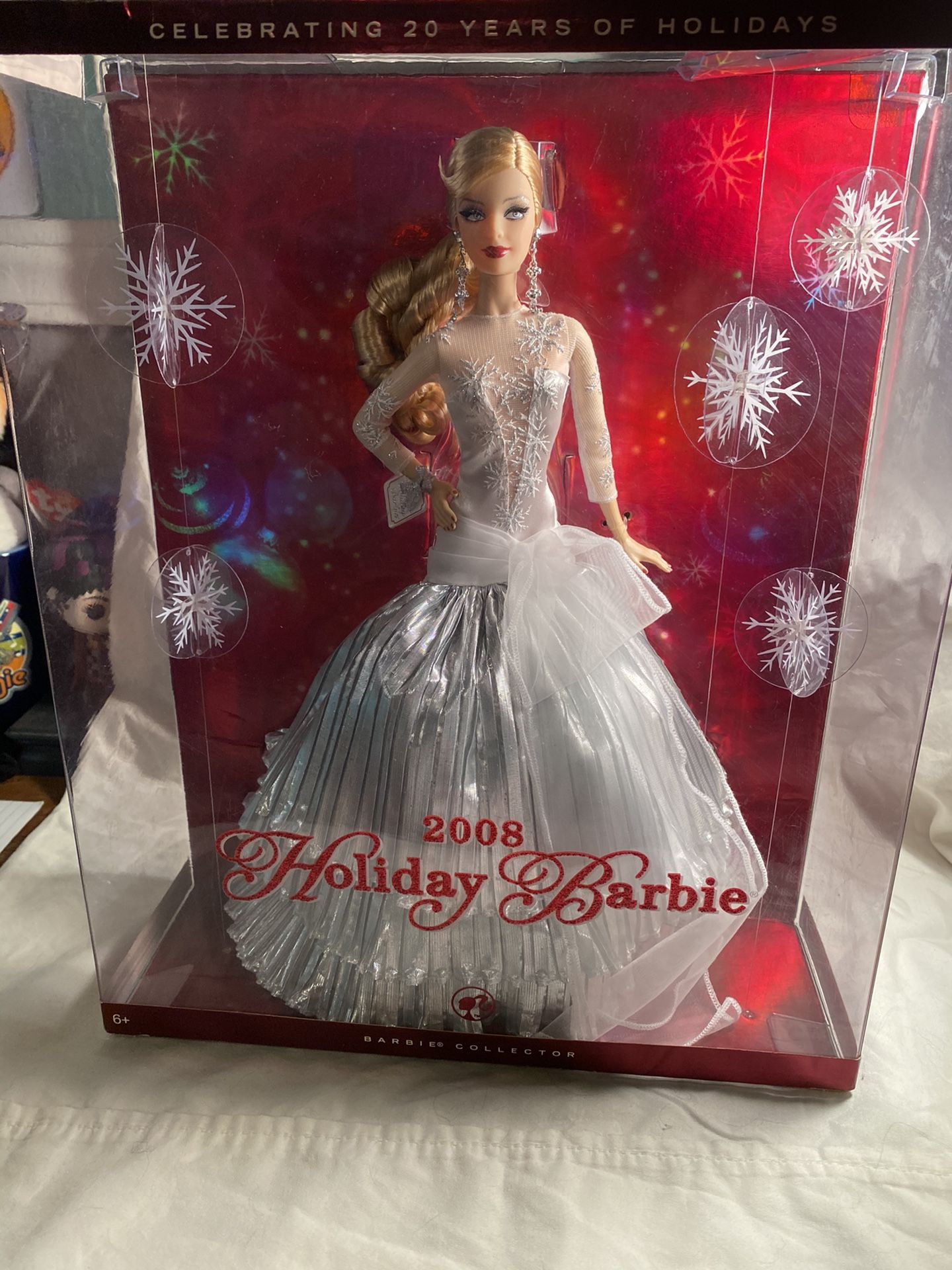 2008 collectible holiday Barbie