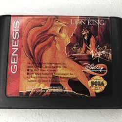 Sega Genesis Lion King