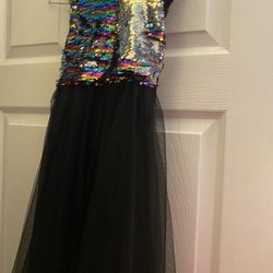 Vestido Lentejuela Reversible 