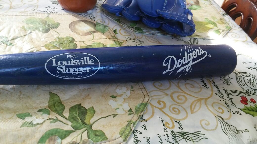 Dodger baseball bat