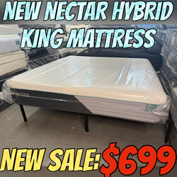 NEW NECTAR HYBRID KING MATTRESS