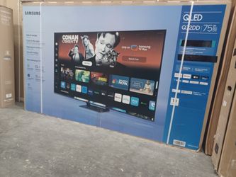 75" Screen QLED SMART 4K ULTRA HDTV BY SAMSUNG.  Q72DD.  Free Wallmount Bracket
