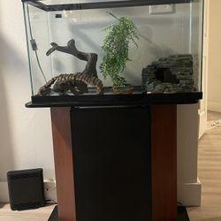 20 Gallon Tank With Stand  For Fish & Exotic  Animals  