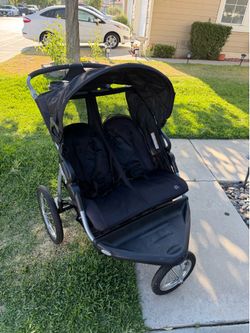 Clean Double Stroller