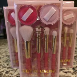 Candie Couture Let It Glow 6 Piece Beauty Brush Set