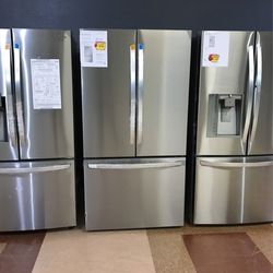 Lg Counter Depth French Door Refrigerator With Internal Water Dispenser  HJ9