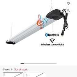 A New LED SHOP LIGHT With Bluetooth
