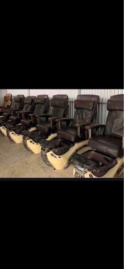 Spa chair pedicure massage