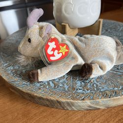 Rare With Error Collectible 1998 Ty Beanie Baby Goatee The Baby Goat