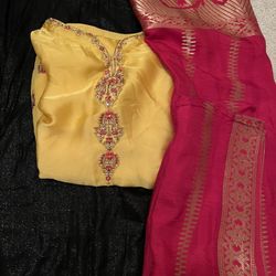 Yellow Color Indian Salwar Kameez