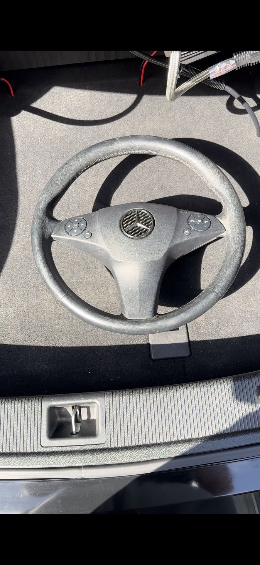 Mercedes steering wheel