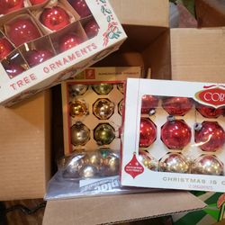 Glass Christmas Ornaments 