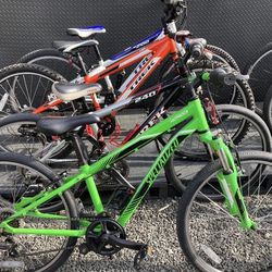 bikes 20” 24” kids teen bicycles Trek Specialized Giant Jamis mongoose Schwinn BMX  $50-$150