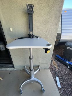 Hydraulic Portable Computer Medical Desk