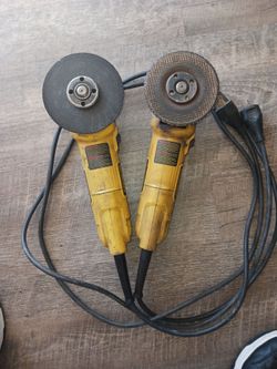 Pair of grinders  Dewalt $40 each obo