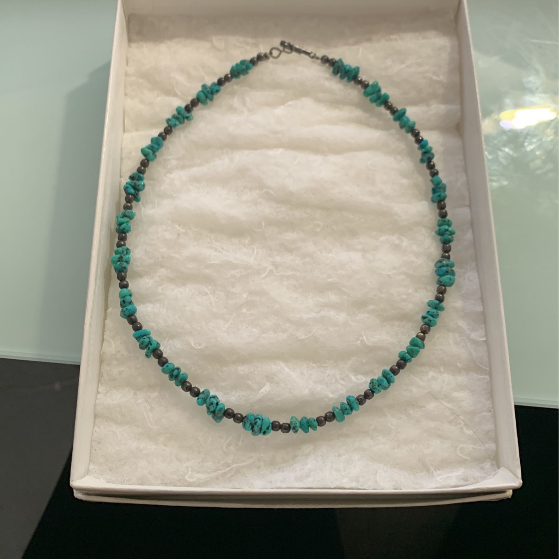 Real Turquoise Choker Necklace 