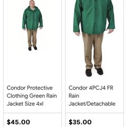 New Condor Raincoat L