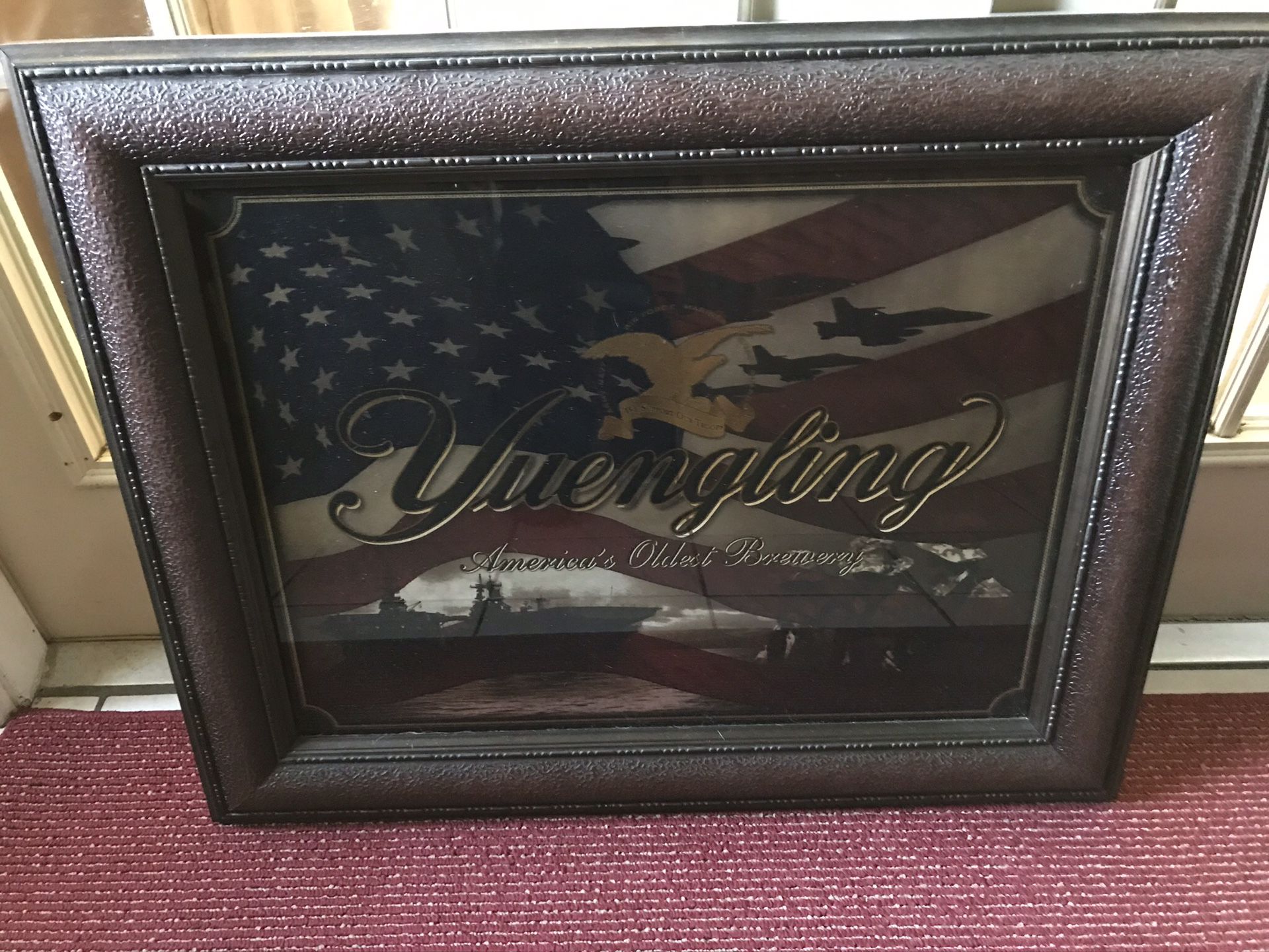 RARE YUENGLING BREWERY FRAME SIGN