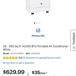 Ge Air Conditioner 14000 Btu