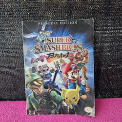 Super Smash Bros. Brawl Premiere Edition Player Strategy Guide Book - NO POSTER