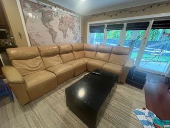 Leather Sectional Couch