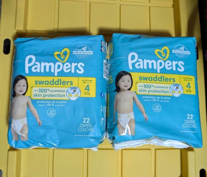 Pampers Sizes 4 Diapers