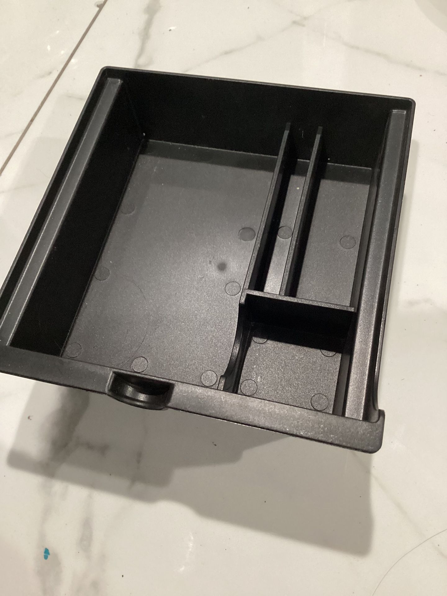 For 20-23 Tesla Model 3/Y Center Console Flocking Tray Armrest Cubby Drawer Box