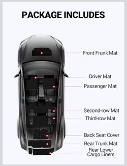 Tesla Model X Floor and cargo liners -original