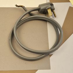 Range 3-Wire Power Cord 3-Prong NEMA 10-50P Gray 50A