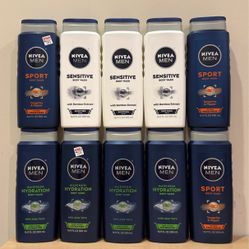 Nivea Men body wash 16.9 oz: $3 each