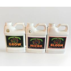Advanced Nutrients PHPT500 Bloom, Micro, Grow Fertilizer Set, 500ml Each
