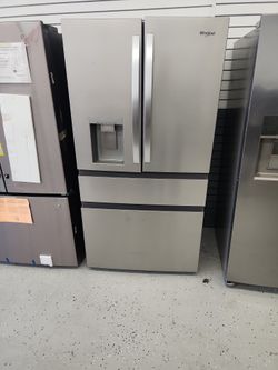 New Whirlpool 4 Doors Stainless Steel Fridge