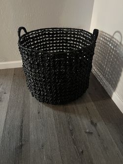 Extra Large Black Basket 
