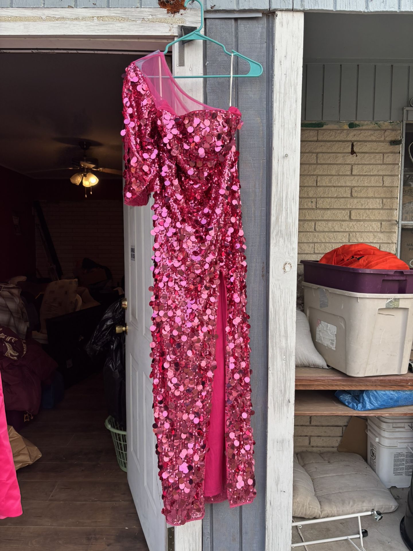Pink Sequence Dress