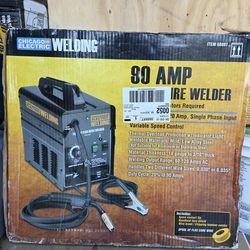 Chicago Electric 90 Amp Flux Wire Welder 61849 120 Volts