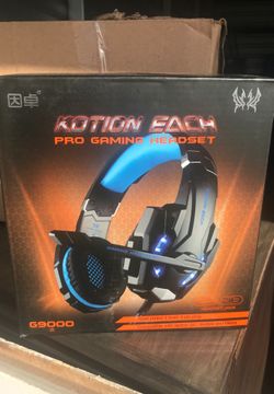 Gaming headset brand new headphones