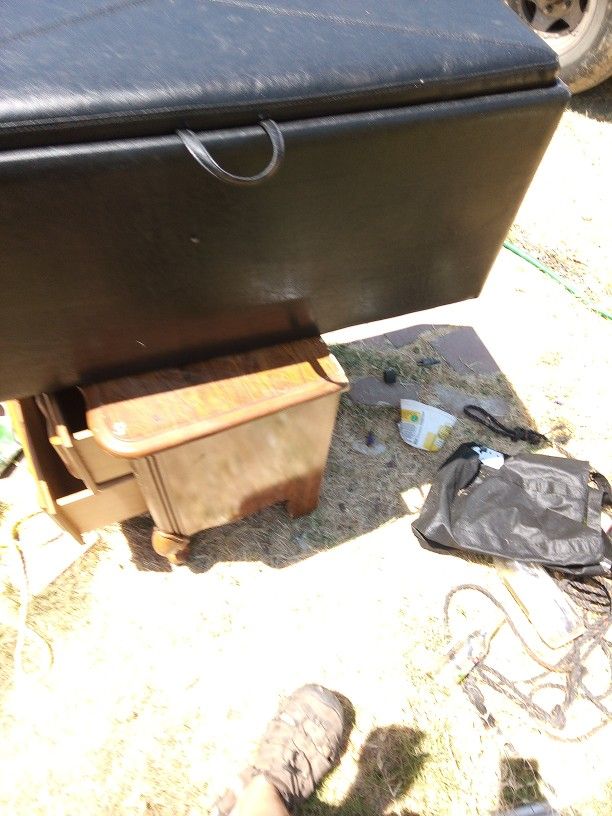 Foot Stool Storage Unit