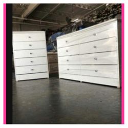 Dresser set / Five and eight drawers dresser