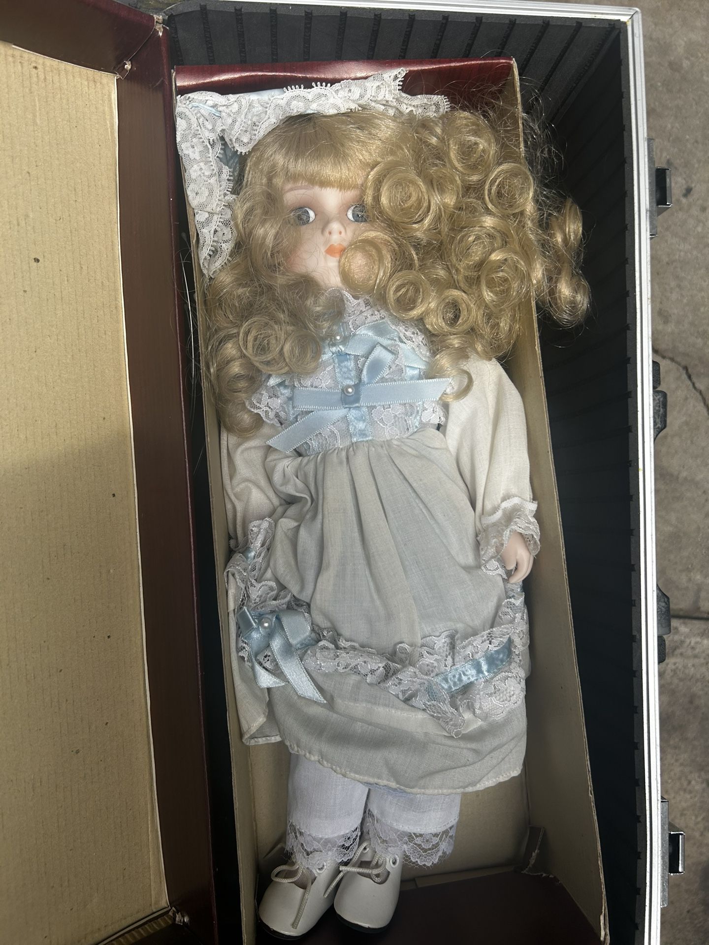 Vintage porcelain Doll
