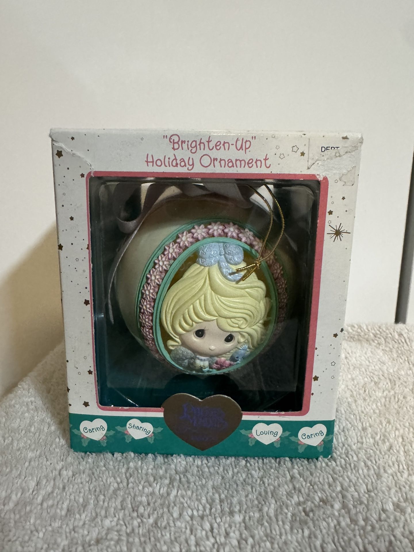 Precious Moments Holiday Ornament Christmas Vintage