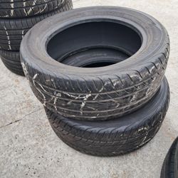2 YOKOHAMA 225 50 16 TIRES GREAT SHAPE 