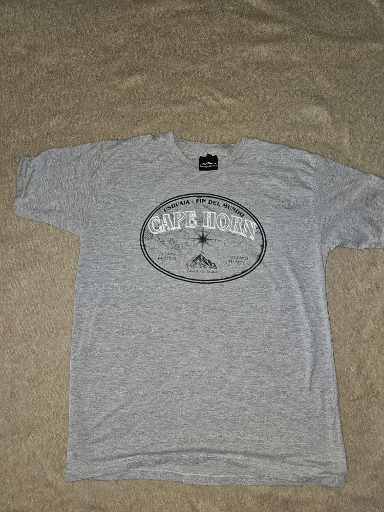 Patagonia Sur Cape Horn Gray Sz XL T-shirt
