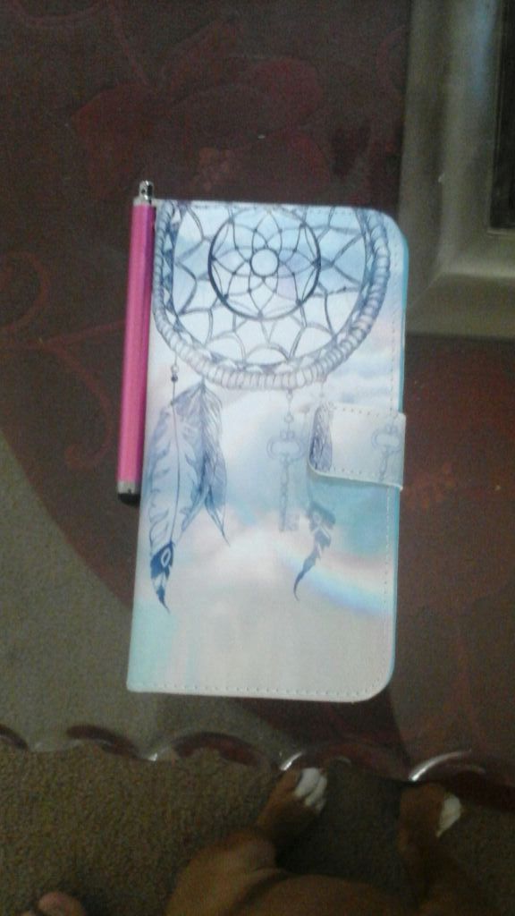 Dreamcatcher iPhone 6 case with touchscreen pen and cards holder