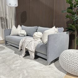 CB2 Tandom Grey Sleeper ($2,136.65) | Delivery Included