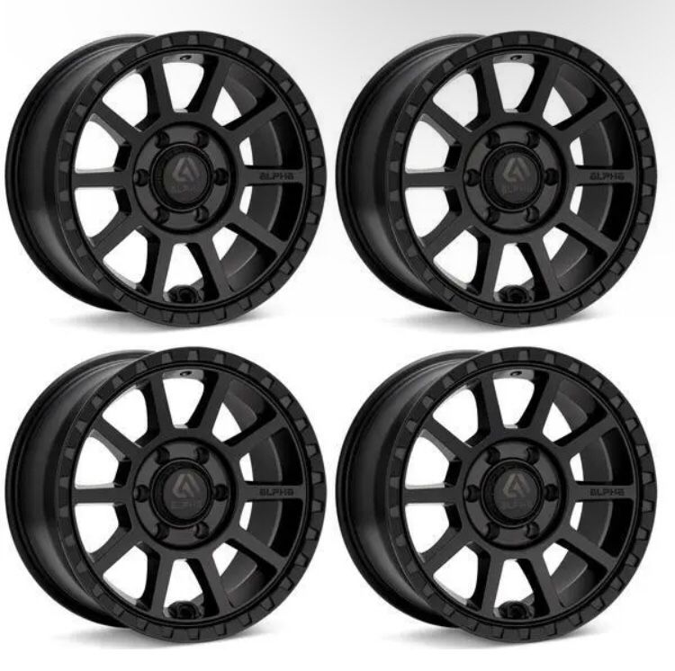 ALPHAequipt FOXTROT 17X7.5 5X108 +35 MATTE BLACK