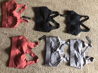 $5 Each Brand New With Tags Still On And Still In Package  Size Small Full Coverage Sports Bras ( fit sizes 34A, 34B,32C, and 32D)