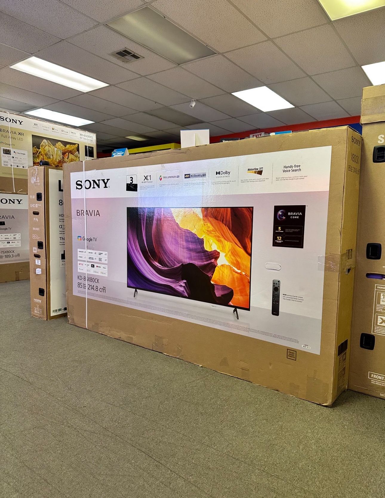85” Sony Bravia X80K 4K UHD Smart Google Tv