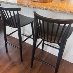 Article black counter Stools (pair) 